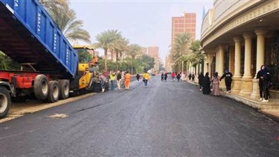 10 ملايين جنيه تكلفة رصف طريق شارع الشهيد طيار بالزقازيق