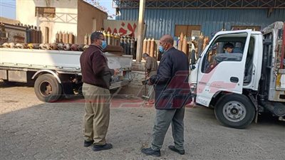 رئيس مدينة بلطيم يتابع مصنع تعبئة أسطوانات الأكسجين بالمدينة الصناعية بكفر الشيخ