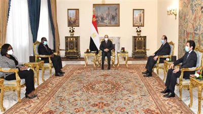 الرئيس السيسي يستقبل المبعوث الخاص لرئيس جمهورية غانا