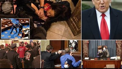 التفاصيل الكاملة لأحداث الكونجرس الأمريكي.. وتعرّف على ما فعله متظاهر بمنصة بيلوسي