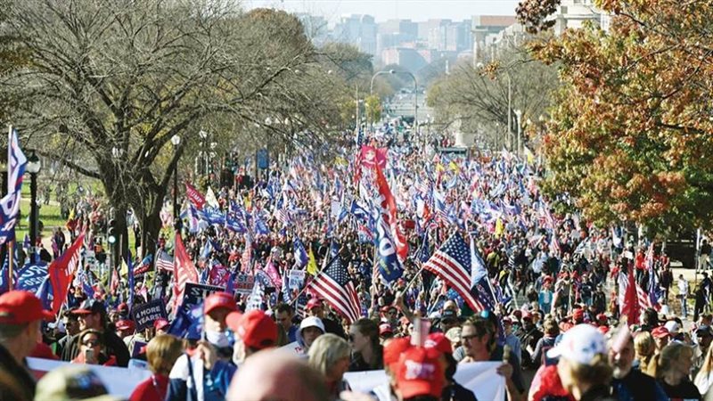 المظاهرات ترامب