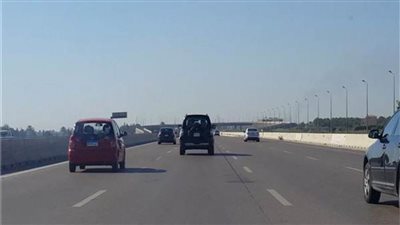 فتح طريق العلمين امام حركة المرور بعد انقشاع الشبورة