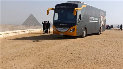 منتخب اليابان لكرة اليد يزور منطقة الهرم