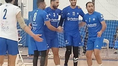 طائرة رجال سموحة تفوز على دلفي بدوري المحترفين 