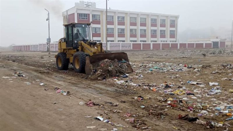 جانب من حملة النظافة