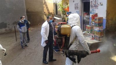 مواجهة كورونا.. الطب البيطري يشارك في تطهير وتعقيم  1739 موقعا ومنشأة بالبحيرة