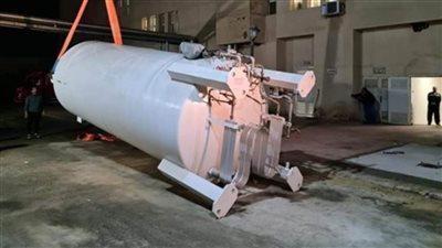 تزويد مستشفى بئر العبد النموذجي بخزان أوكسجين سائل