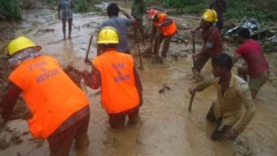 استمرار البحث عن 26 مفقودا جراء الانهيارات الأرضية في إندونيسيا