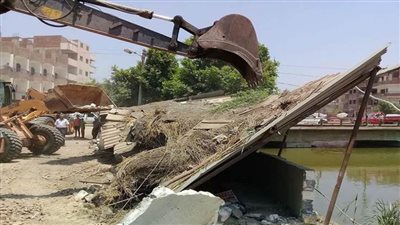 الري: إزالة 16 حالة تعد على نهر النيل بمحافظتي البحيرة وقنا