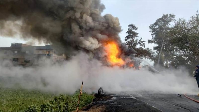 حريق السيارة