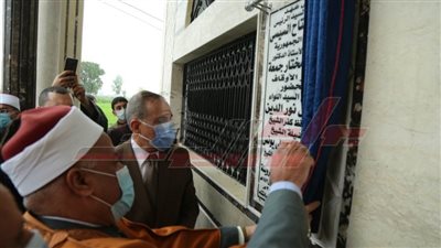  محافظ كفر الشيخ يفتتح مسجدًا بروينة ضمن 31  مسجدا جديدا