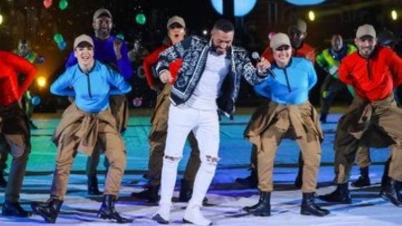 تامر حسنى أحيا حفل