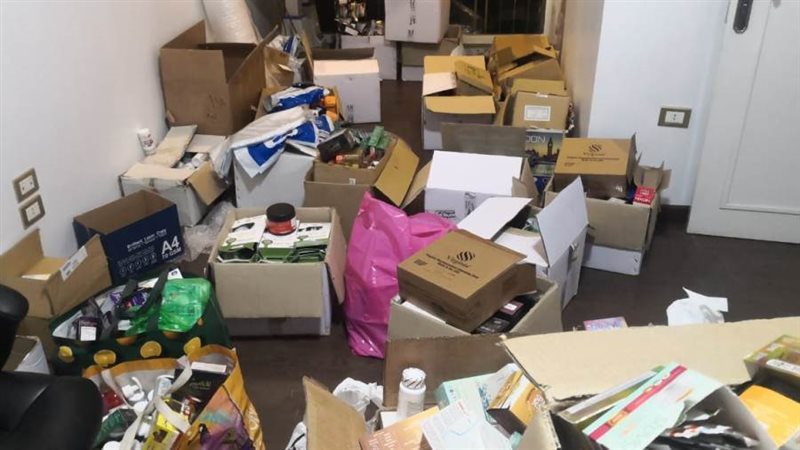 جانب من المضبوطات