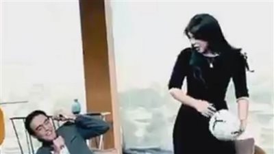 نهاوند سري تشعل منصات السوشيال ميديا بمهارتها الكروية