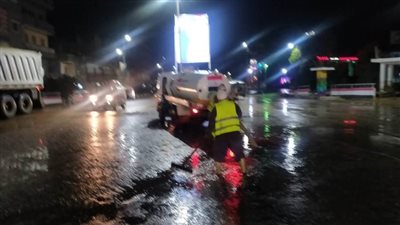 الأمطار تغرق شوارع مدن ومراكز محافظة البحيرة.. (صور)