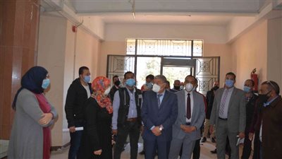 محافظ المنيا يتفقد أعمال إنشاء مبني المجلس الشعبي المحلي بمنطقة أبو فليو