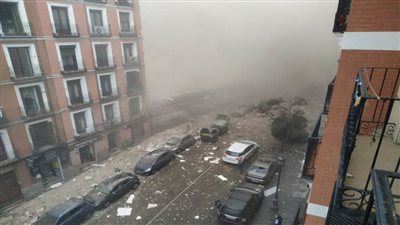 انفجار عنيف يهز وسط العاصمة الإسبانية مدريد   