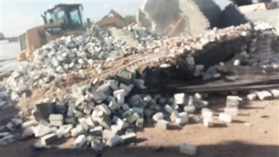 إزالة  18 حالة تعدٍ على الأراضي الزراعية وأملاك الدولة بالبحيرة