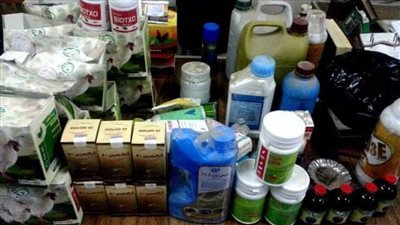 ضبط 384 عبوة دواء بيطري مخالف بالحسينية