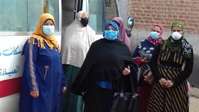 قافلة سكانية شاملة بقرية الحمراء بالبحيرة