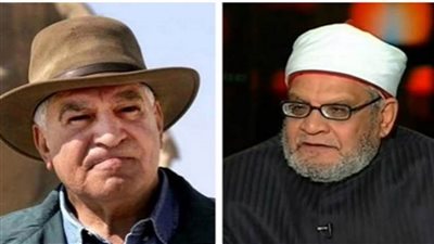 مشادة على الهواء بين زاهى حواس وأحمد كريمة بسبب فتوى المومياوات.. (فيديو)