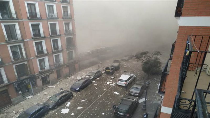 انفجار بمدينة مدريد