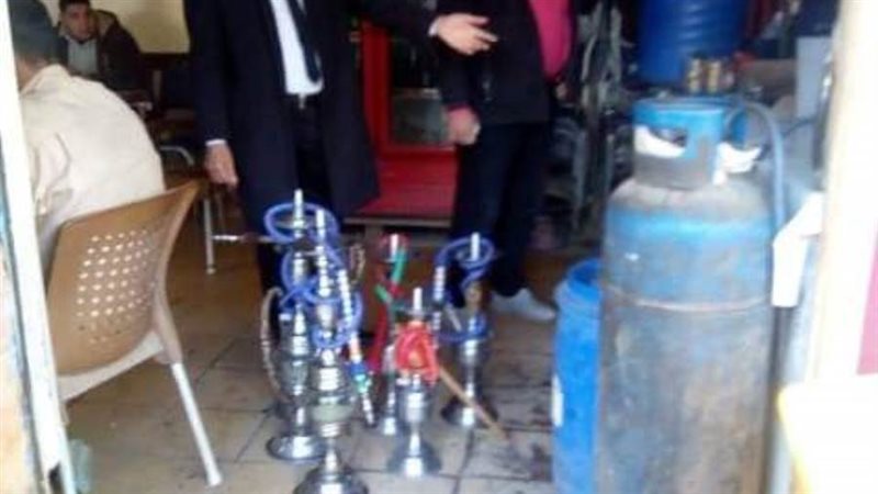 حملات مصادرة الشيشة