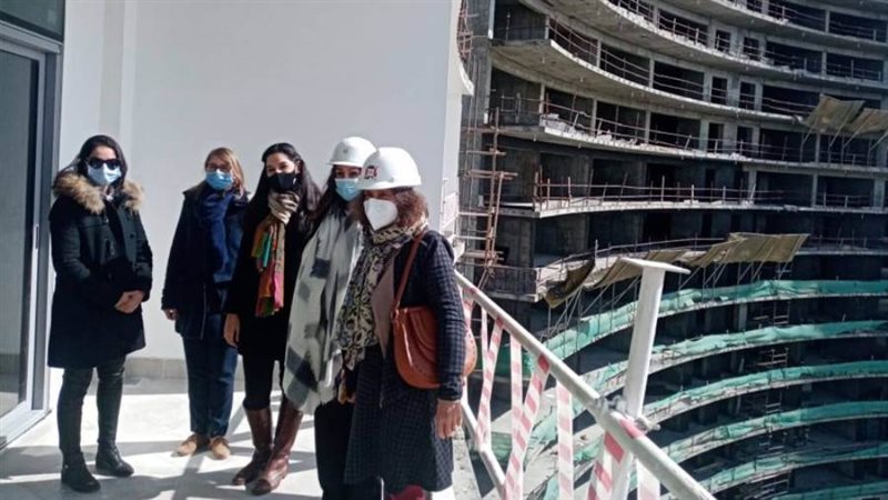 أثناء التفقد لمشروعان