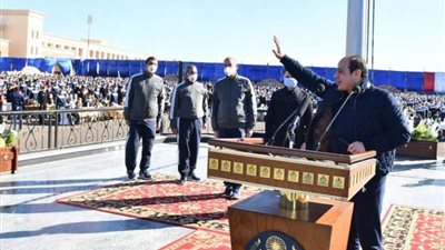 الرئيس عبد الفتاح السيسي يقوم بزيارة تفقدية لأكاديمية الشرطة