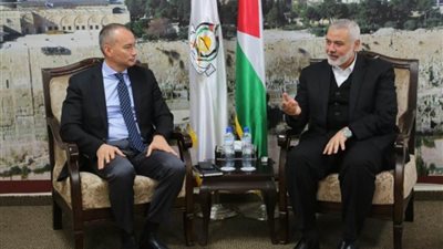 هنية يبحث مع ميلادنوف مسار الانتخابات الفلسطينية