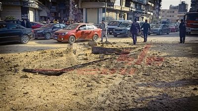 عاجل.. انفجار خط غاز بمدينة المنصورة 