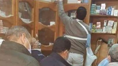ضبط مخزن أدوية غير مرخص بمطاي شمال المنيا
