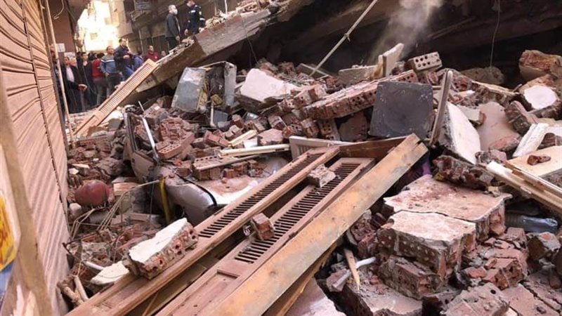 انهيار عقار المحلة