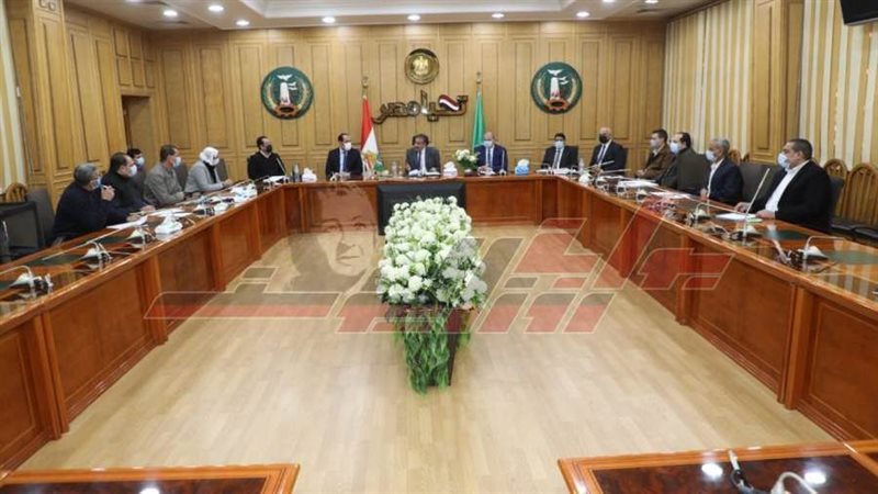 اجتماع محافظ المنوفية