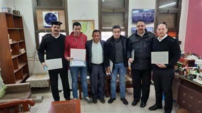 نقابة العاملين بالسكة الحديد بالمنيا تكرم قيادات الشرطة وتهنئهم بعيدهم