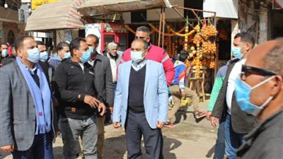 محافظ المنيا يوجه بتنفيذ حملات مكبرة لإزالة ورفع الإشغالات بمنطقة الحبشي