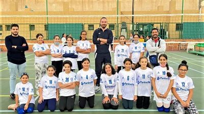 بنات سموحة يفزن على الواى فى بطولة الطائرة