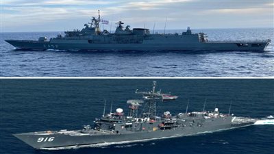 القوات البحرية المصرية واليونانية تنفذان تدريباً بحرياً عابراً بنطاق الأسطول الشمالي