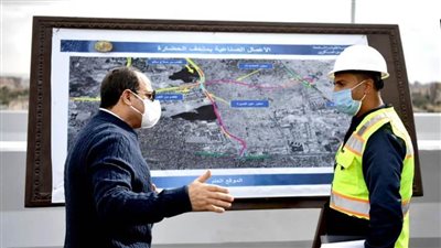 الرئيس السيسي يتفقد عددا من مشروعات تطوير القاهرة الكبرى ومحور الحضارات