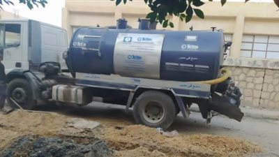 البدء في إحلال وتجديد خط صرف المدرسة المعمارية 