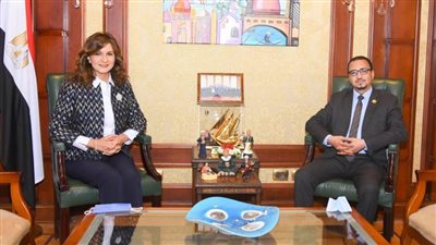 وزيرة الهجرة تستقبل النائب محمد عزت القاضي عضو مجلس النواب عن المصريين بالخارج 