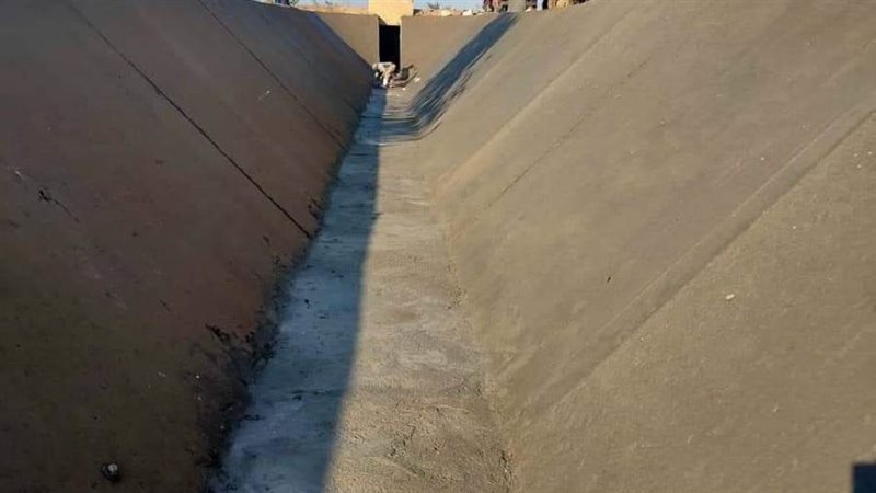 تبطين وتأهيل ترعة