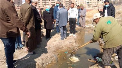 جامعة حلوان تبحث مصدر تدفق مياه جوفية دائمة بحلوان
