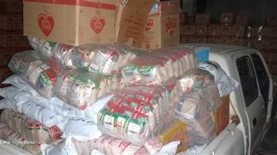 التحفظ على 17 طن سكر تمويني مدعم في حملة تموينية بالبحيرة