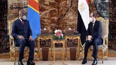 الرئيس السيسي يؤكد حرص مصر على تعزيز العلاقات وترسيخ التعاون الاستراتيجي مع الكونغو الديمقراطية