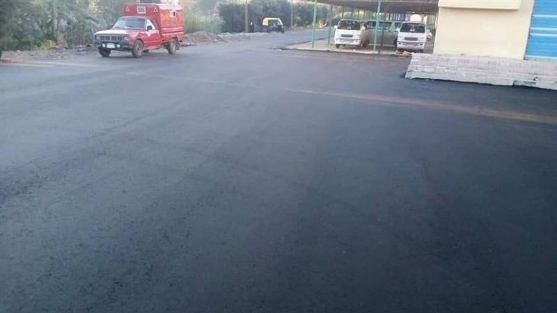 الانتهاء من رصف الموقف