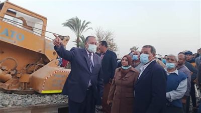 محافظ أسيوط يتابع حادث قطار مزلقان 
