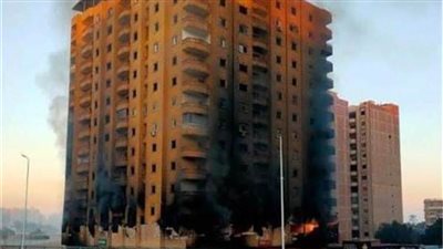 اعترافات صاحب عقار الجيزة المحترق