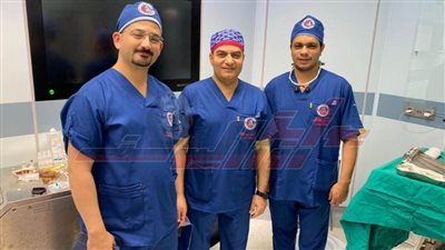  استئصال ورم بالأذنين الأيمن من القلب ٤/٥سم لسيدة ٦٠ عاماً  بجامعة كفر الشيخ