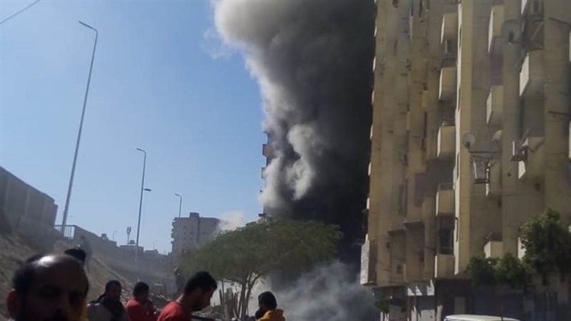 حريق عقار فيصل